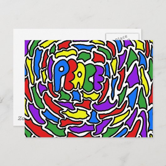 Peace Briefkaart (Voorkant / Achterkant)