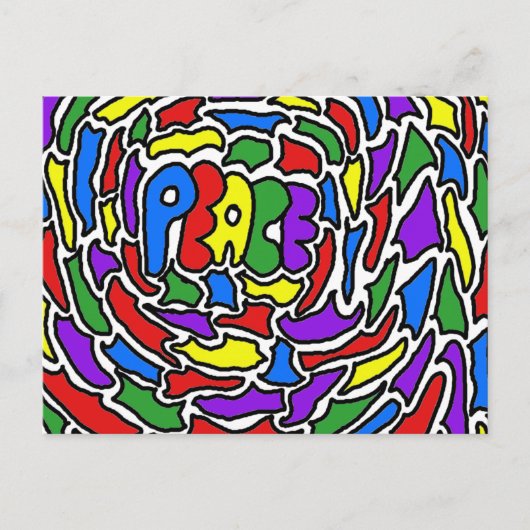 Peace Briefkaart (Voorkant)