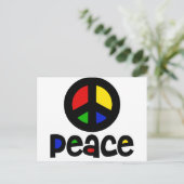 Peace Briefkaart (Staand voorkant)
