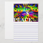 Peace Briefpapier (Voorkant / Achterkant)