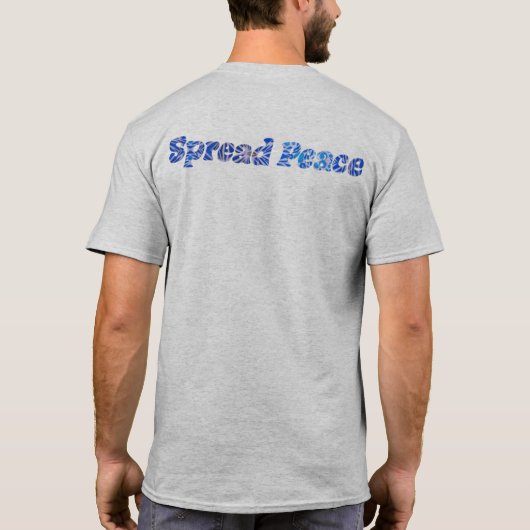 Peace Buddha T-shirt (Achterkant)