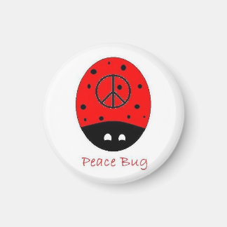 Peace bug magneet