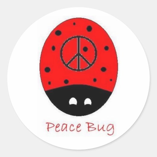Peace Bug stickers (Voorkant)