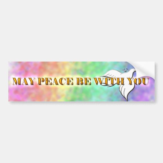 Peace Bumpersticker (Voorkant)