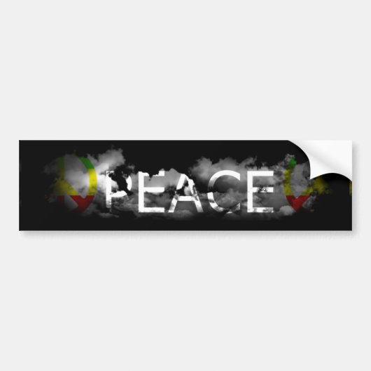 Peace Bumpersticker (Voorkant)