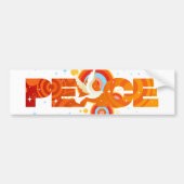 PEACE-Bumpersticker Bumpersticker (Voorkant)