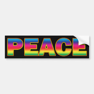 PEACE-BUMPERSTICKER BUMPERSTICKER