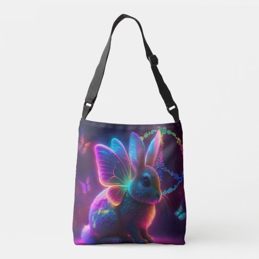 Peace Bunny Crossbody Tas (Achterkant)