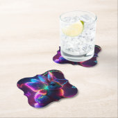 Peace Bunny Kartonnen Onderzetters (Insitu)