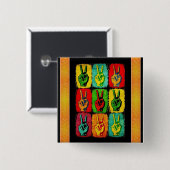 Peace Button (Voorkant /achterkant)