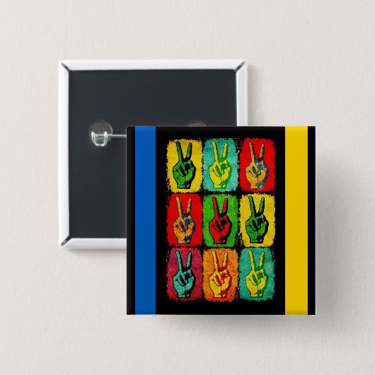 Peace Button (Voorkant /achterkant)