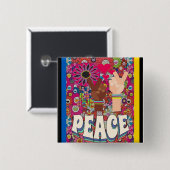 Peace Button (Voorkant /achterkant)
