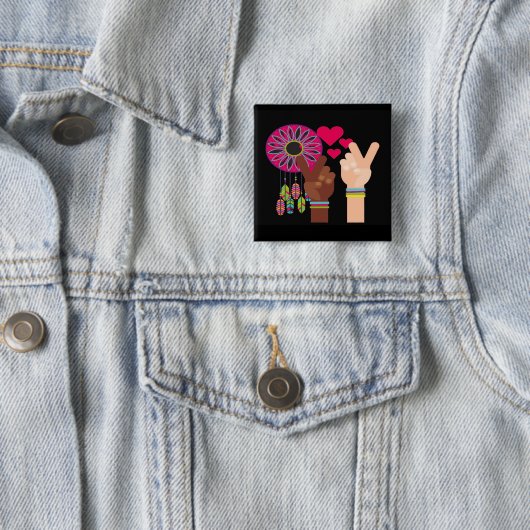 Peace Button (In situ)