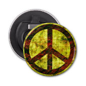 Peace Button Flesopener (Voorkant)