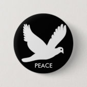 PEACE-Button Ronde Button 5,7 Cm (Voorkant)
