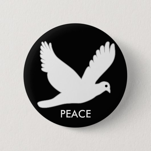 PEACE-Button Ronde Button 5,7 Cm (Voorkant)