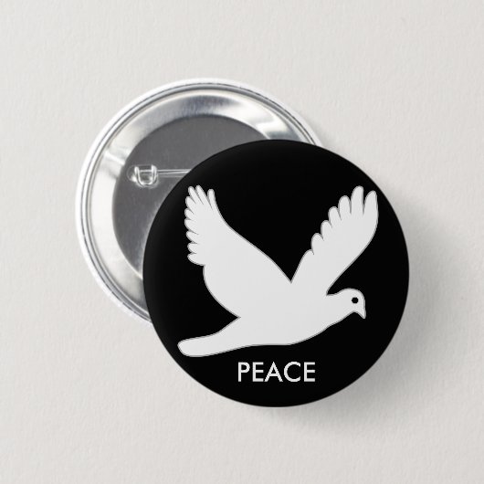 PEACE-Button Ronde Button 5,7 Cm (Voorkant /achterkant)