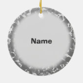 Peace caduceus-verpleegkundige keramisch ornament (Achterkant)