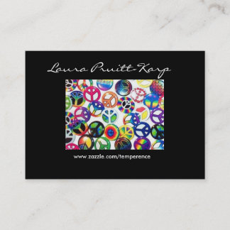 Peace Calling Card Contactkaartje