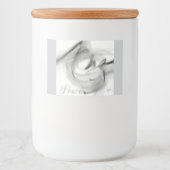 Peace Canister-label Voedselcontainer Etiket (Voorkant)