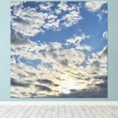 Peace  canvas afdruk (Insitu (Houten vloer))