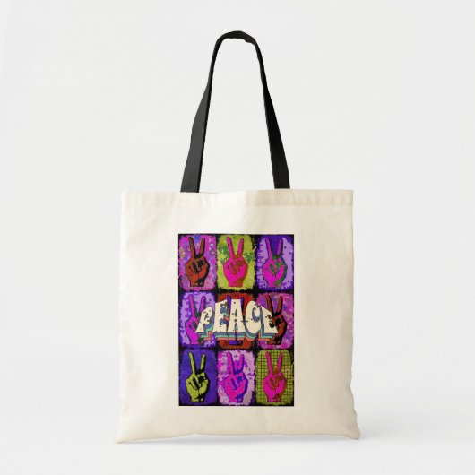Peace Canvas tas (Voorkant)