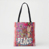 Peace Canvas tas (Voorkant)