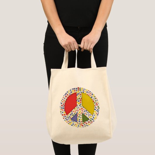 Peace Canvas tas (Voorkant (product))