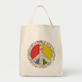 Peace Canvas tas (Voorkant)