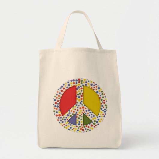 Peace Canvas tas (Voorkant)