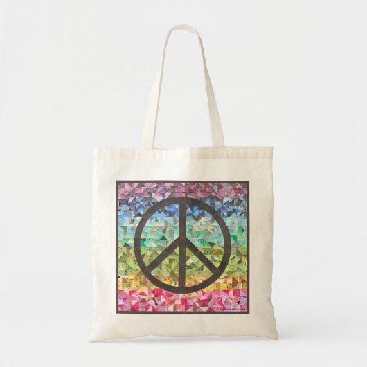 Peace Canvas tas (Voorkant)