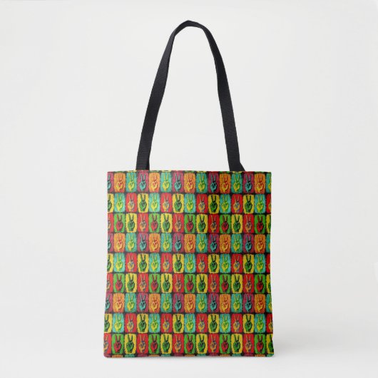 Peace Canvas tas (Voorkant)