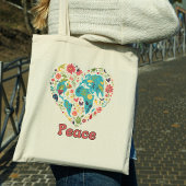 Peace Canvas tas