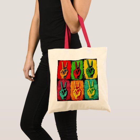 Peace Canvas tas (Voorkant (product))