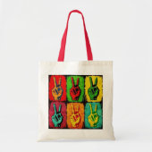 Peace Canvas tas (Voorkant)