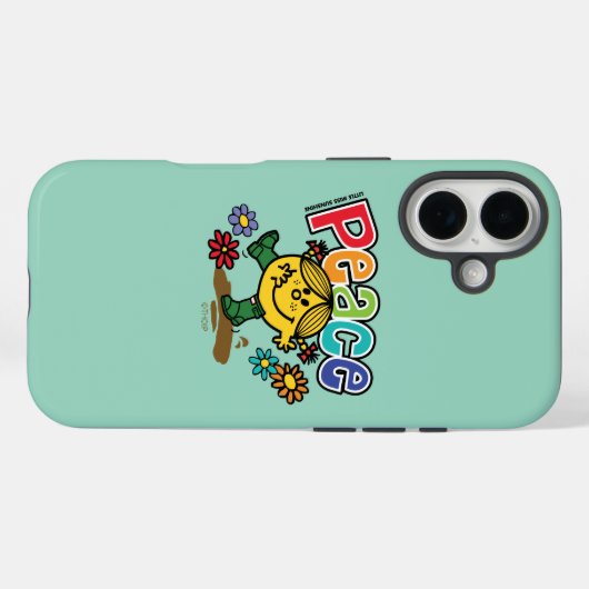 Peace Case-Mate iPhone Case (Achterkant (horizontaal))