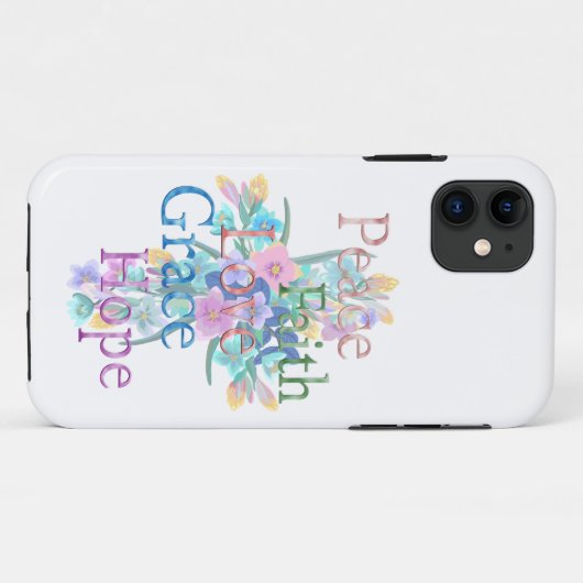 Peace Case-Mate iPhone Case (Achterkant (horizontaal))