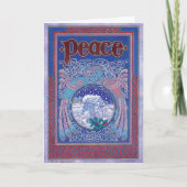 Peace Celtic Irish Christmas Kaart (Voorkant)