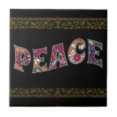 Peace Ceramic TIle Tegeltje (Voorkant)