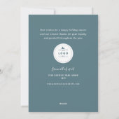 Peace Cheer Joy Sparking Kerstmis Business Feestdagenkaart (Achterkant)