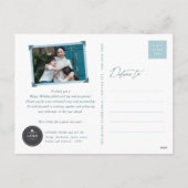 Peace Cheer Joy Sparkling Christmas Tree Business Feestdagenkaart (Achterkant)