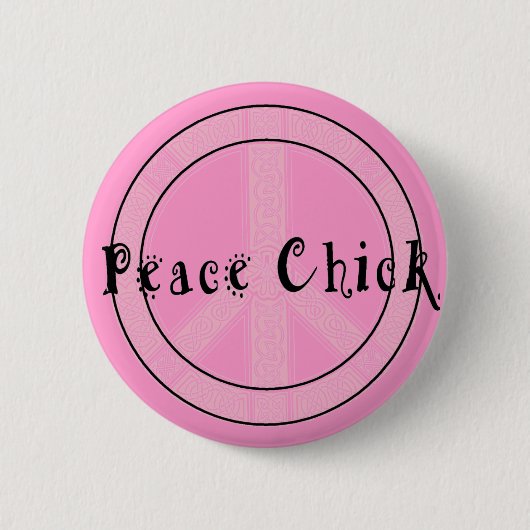 Peace Chick Button (Voorkant)