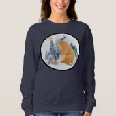 PEACE Chow donkere levendige kleuren shirten Trui (Voorkant)