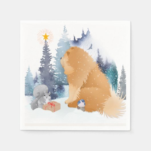 PEACE Chow hondenpapieren servetten (Voorkant)