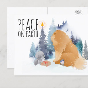 PEACE Chow hondenvakantie briefkaarten