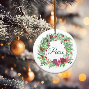 Peace Christmas Advent Ornament