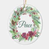 Peace Christmas Advent Ornament (Links)