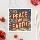 Peace Christmas Napkin Servet (Insitu)