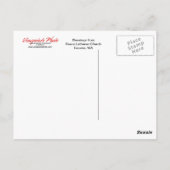 Peace Church Post Card Briefkaart (Achterkant)