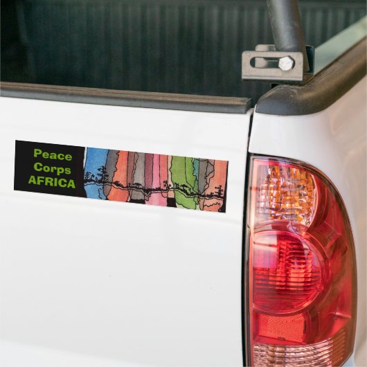 Peace Corps Africa Bumpersticker (Op Truck)